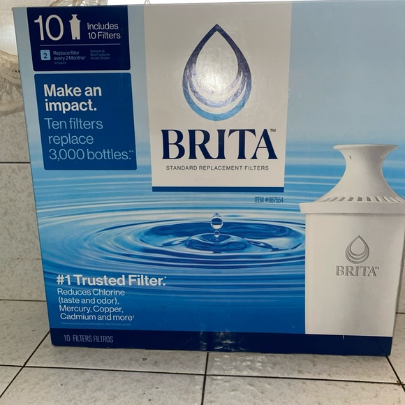 Brita Water Filter replacement 10 NEW - Picture 1 of 3